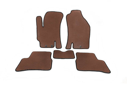 EVA mats (Brown) for Kia Rio 2005-2011 - Reelken Auto