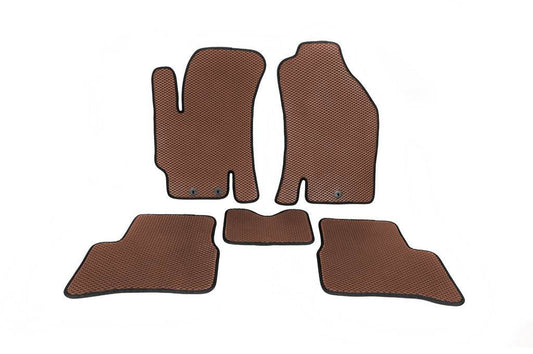 EVA mats (Brown) for Kia Rio 2005-2011 - Reelken Auto