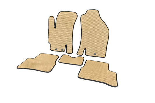 EVA mats (Beige) for Kia Rio 2005-2011 - Reelken Auto