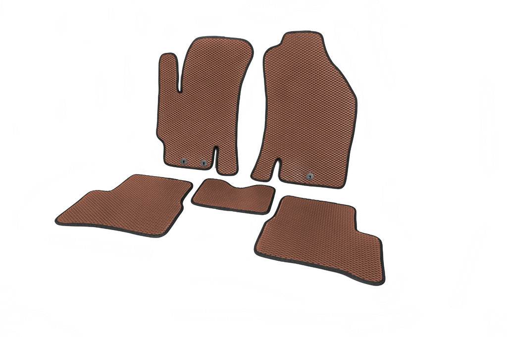 EVA mats (Brown) for Kia Rio 2005-2011 - Reelken Auto