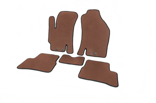EVA mats (Brown) for Kia Rio 2005-2011 - Reelken Auto