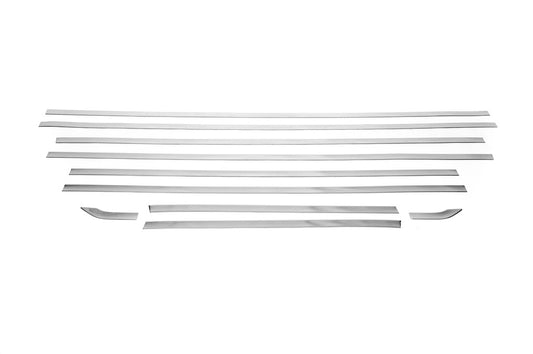 Lower window trims long wheelbase (10 pcs, stainless steel) for Volkswagen Crafter 2016- - image 2