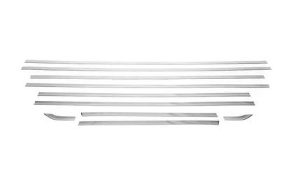 Bottom glass moldings long base (10 pieces, stainless steel.) for Man TGE - Reelken Auto