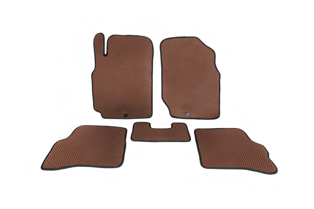 EVA mats (Brown) for Nissan Almera B10 Classic 2006-2012 - Reelken Auto