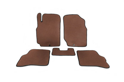 EVA mats (Brown) for Nissan Almera B10 Classic 2006-2012 - Reelken Auto