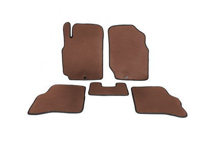 EVA Floor Mats (Brown) for Nissan Almera B10 Classic 2006-2012 - image 1