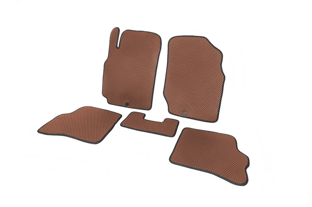 EVA Floor Mats (Brown) for Nissan Almera B10 Classic 2006-2012 - image 2