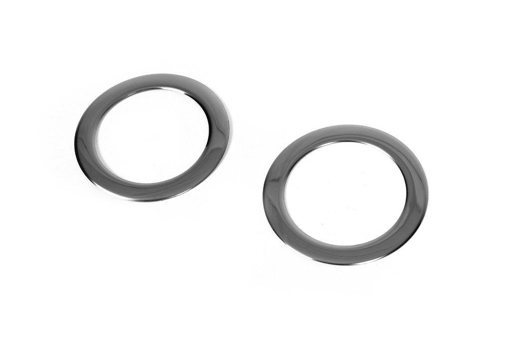 Trim Cup holder (2 PCs, black chrome) for Volkswagen T6 - Reelken Auto