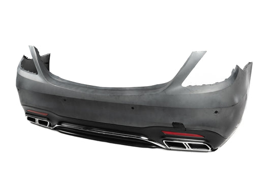 Rear bumper with diffuser S65 AMG (2018-2022) for Mercedes S-class W222 - image 1