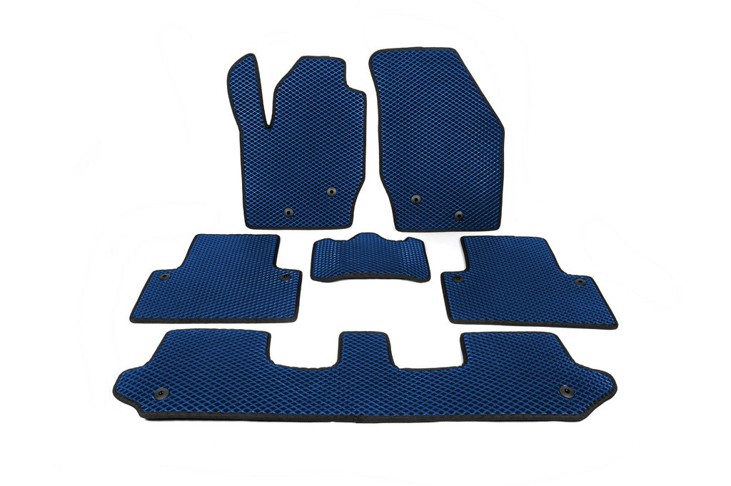 EVA Floor Mats (Blue) for Volvo XC90 2002-2014 - image 1
