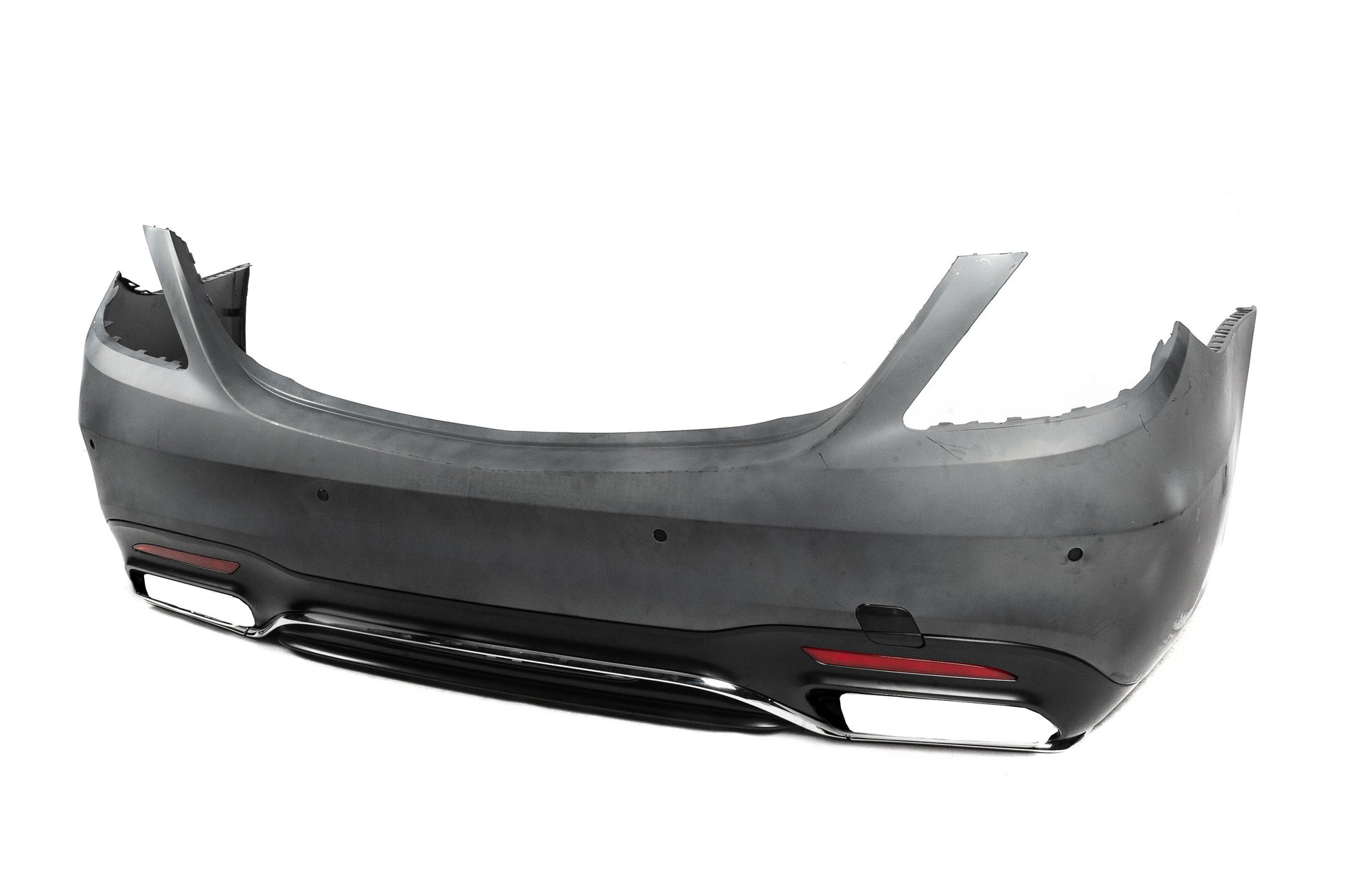 Rear bumper with diffuser S65 AMG (2018-2022) for Mercedes S-сlass W222 2013-2020 - image 4