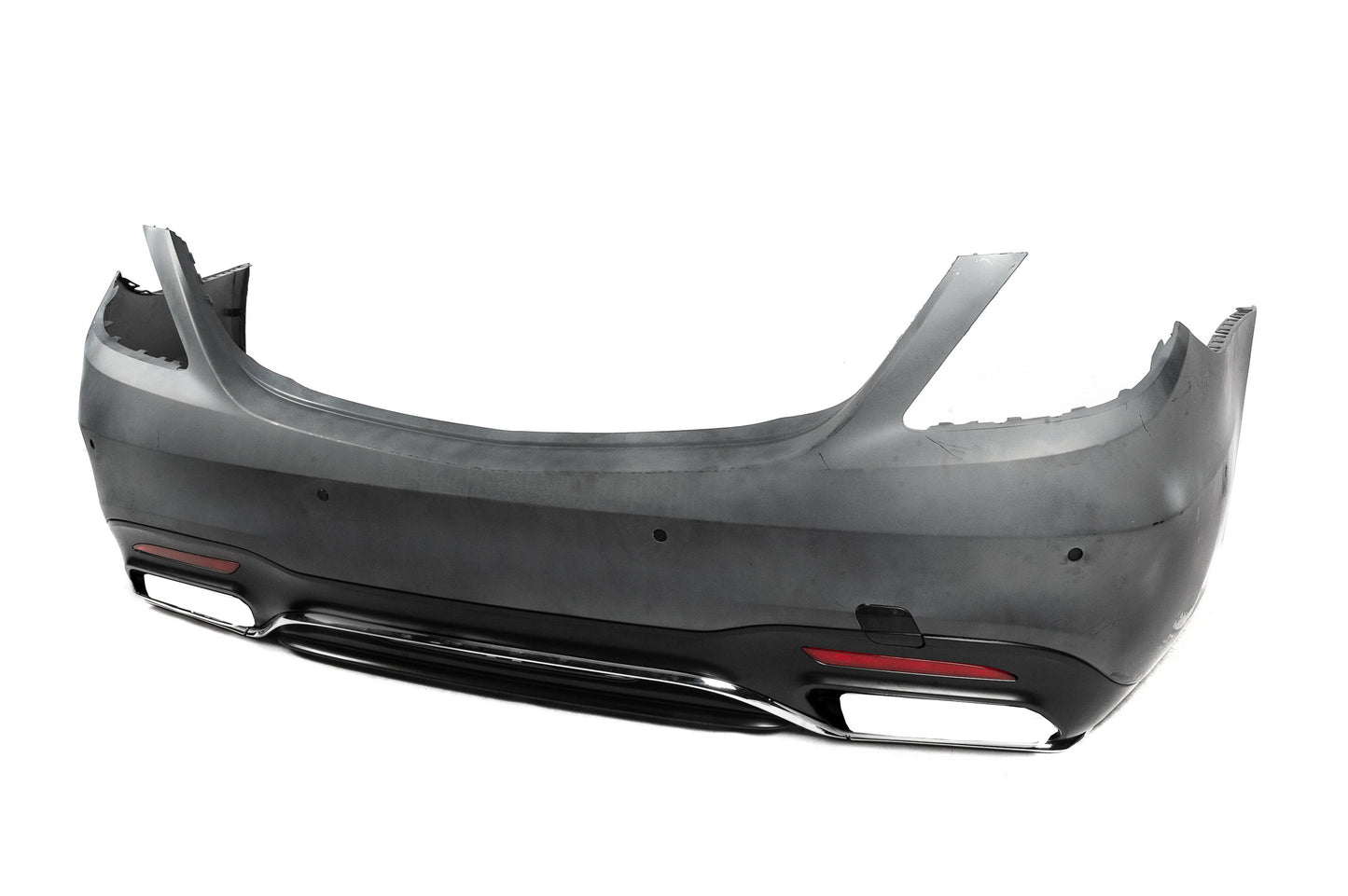 Rear bumper with diffuser S65 AMG (2018-2022) for Mercedes S-сlass W222 2013-2020 - image 4
