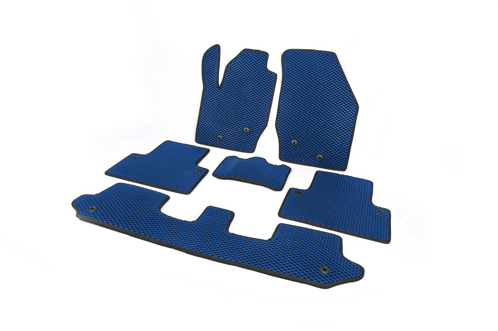EVA Floor Mats (Blue) for Volvo XC90 2002-2014 - image 2