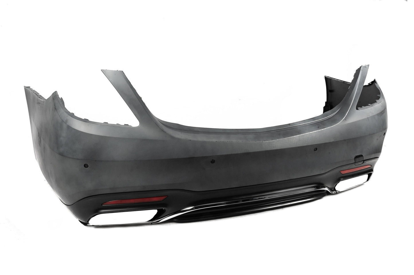 Rear bumper with diffuser S65 AMG (2018-2022) for Mercedes S-сlass W222 2013-2020 - image 2