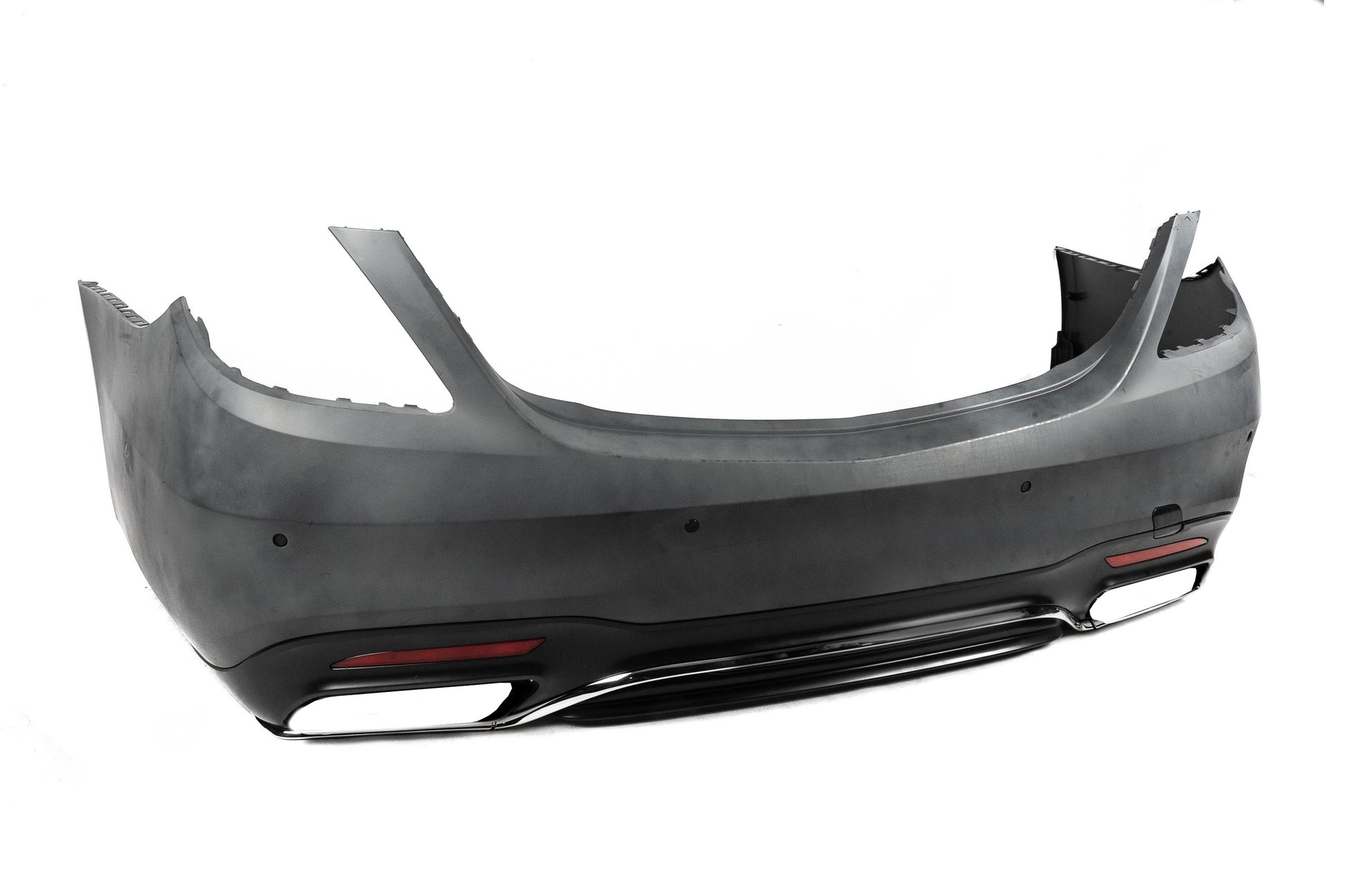 Rear bumper with diffuser S65 AMG (2018-2022) for Mercedes S-сlass W222 2013-2020 - image 2