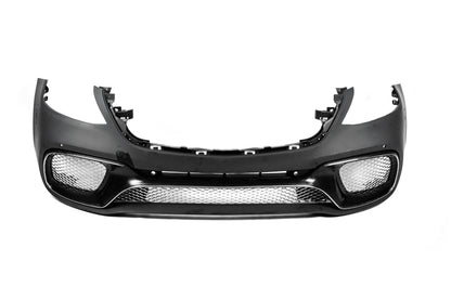Front bumper assembly S65 AMG (2018-2022) for Mercedes S-сlass W222 2013-2020 - image 2