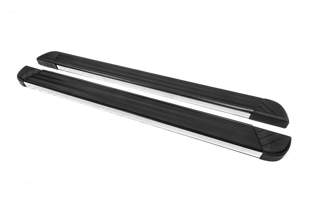 Side sills design 2020 OEM (2 pcs, aluminum) for Toyota 4Runner 2009-2024 - Reelken Auto