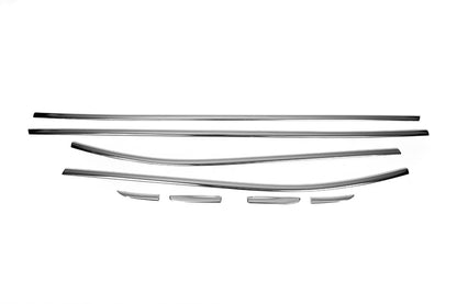 Window edging (HB, 8 pcs., stainless steel) for Renault Clio IV 2012-2019 - image 2