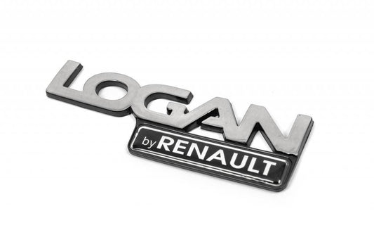 The inscription Logan by Renault (14.5 cm) for Dacia Logan MCV 2004-2014 - Reelken Auto