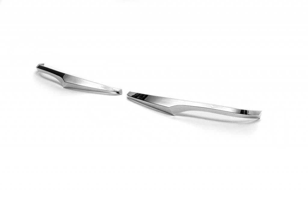 Strips on mirrors (2 piece, chrome) for Lexus GX460 - Reelken Auto