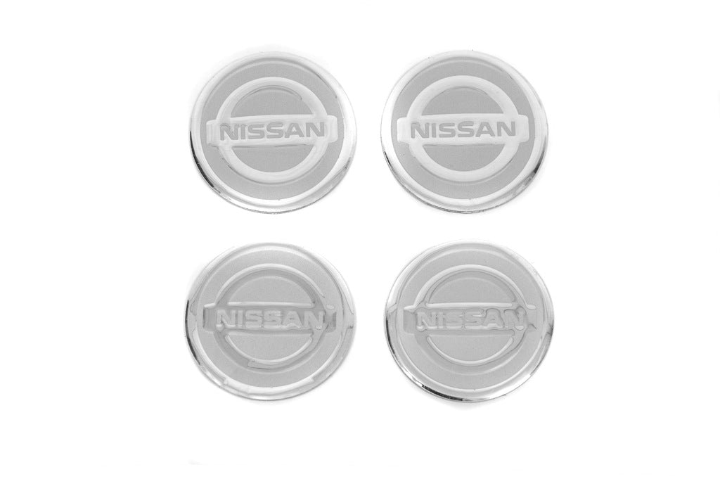 Stickers for Wheel Center Caps V2 60mm (4pcs) for Nissan - image 1