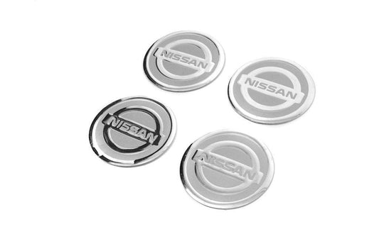 Stickers on caps V2 60mm (4pcs) for Nissan - Reelken Auto