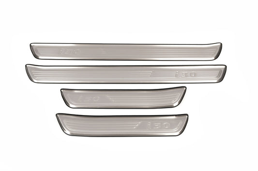 Door Sill Protectors Libao (4 pcs, Stainless Steel) for Hyundai I-30 2007-2011 - image 2