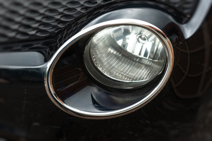 Overlays on the front lights (2 PCs, stainless steel) for Nissan Juke 2010-2019 - image 2