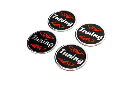 Stickers for Wheel Center Caps Tuning V1 60mm (4pcs) - image 1