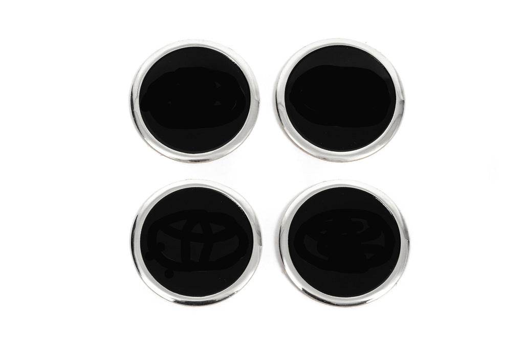 Stickers on caps V1 60mm (4pcs) for Toyota - Reelken Auto