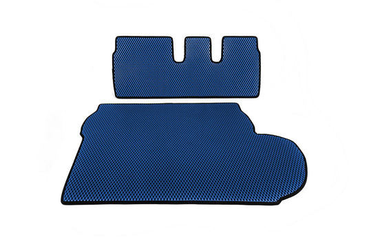 Trunk mat (EVA, Blue) 7-seater for Mitsubishi Outlander 2006-2012 - image 1