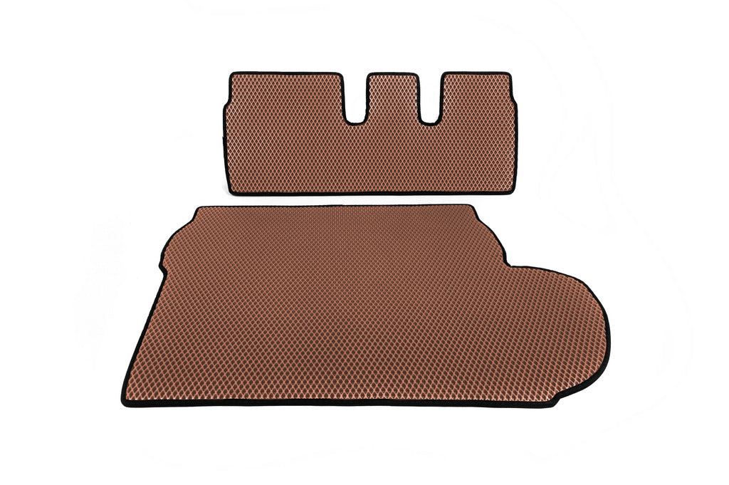 Trunk mat (EVA, Brown) 7-seater for Mitsubishi Outlander 2006-2012 - image 1