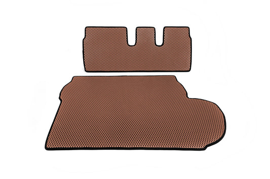 Trunk mat (EVA, Brown) 7-seater for Mitsubishi Outlander 2006-2012 - image 1