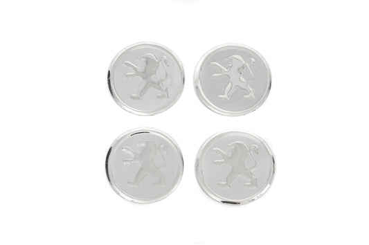 Stickers for wheel center caps 60mm pgt-60-n-sr (4pcs) for Peugeot - image 1