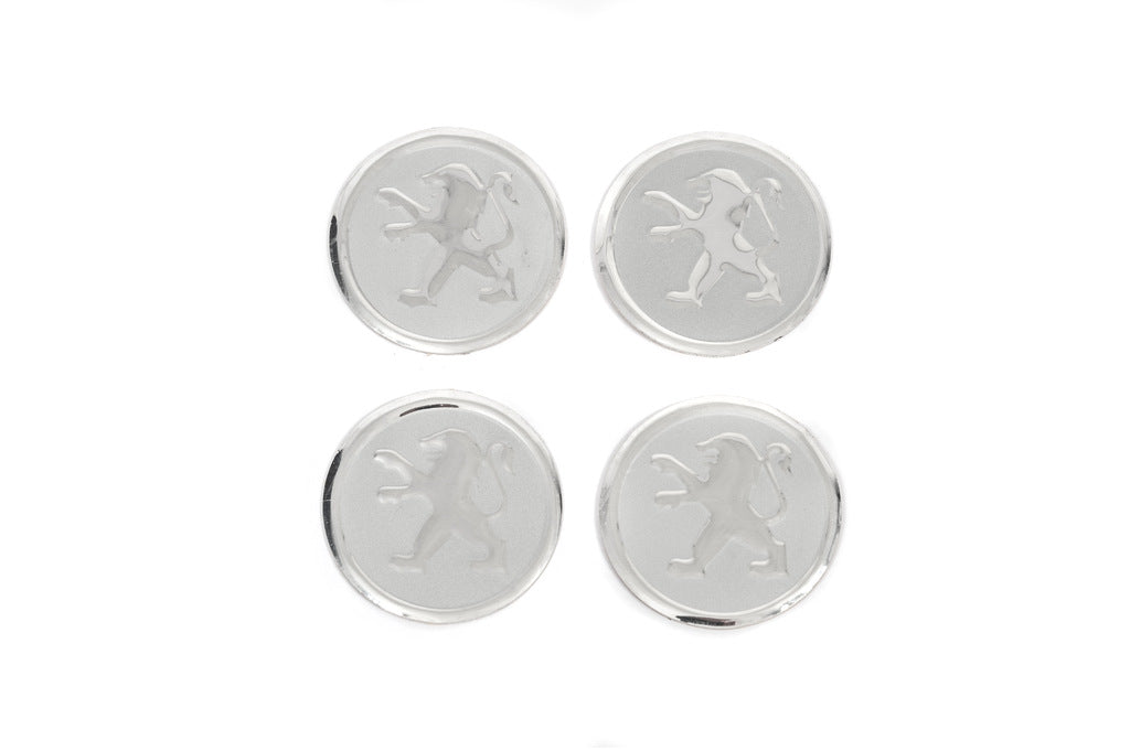 Stickers for wheel center caps 60mm pgt-60-n-sr (4pcs) for Peugeot - image 1