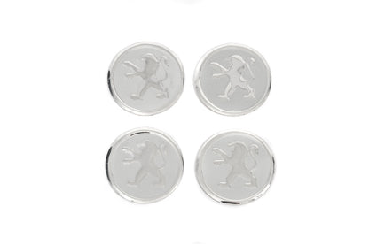 Stickers for wheel center caps 60mm pgt-60-n-sr (4pcs) for Peugeot - image 1