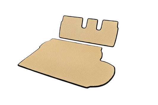 Trunk mat (EVA, Beige) 7-seater for Mitsubishi Outlander 2006-2012 - image 2
