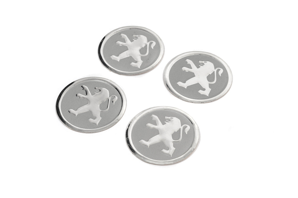 Stickers for wheel center caps 60mm pgt-60-n-sr (4pcs) for Peugeot - image 2