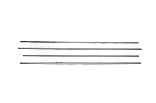 Outside border windows (4 pcs, stainless steel.) for Toyota Corolla 2002-2007 - Reelken Auto