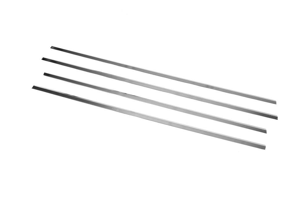 Outside border windows (4 pcs, stainless steel.) for Toyota Corolla 2002-2007 - Reelken Auto