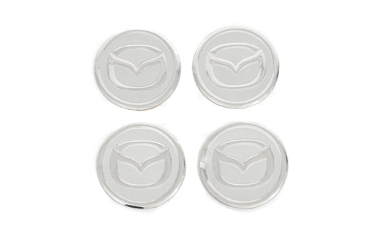 Stickers for Wheel Center Caps V2 60mm (4pcs) for Mazda - image 2