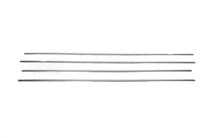 Window Trim Molding (4 pcs, Stainless Steel) for Volkswagen Golf 6 2008-2014 - image 3