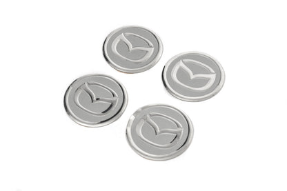 Stickers for Wheel Center Caps V2 60mm (4pcs) for Mazda - image 1