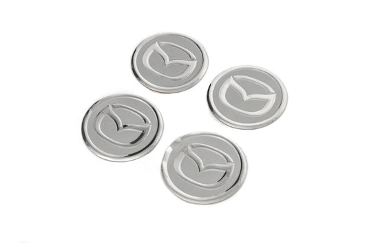 Stickers for Wheel Center Caps V2 60mm (4pcs) for Mazda - image 1