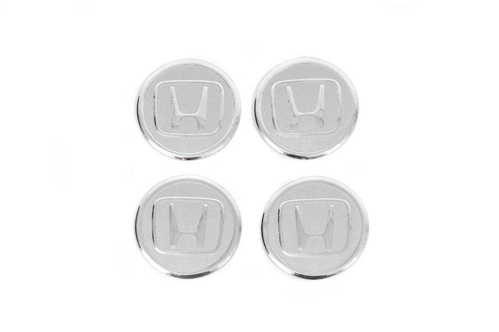Stickers on caps V2 60mm (4pcs) for Honda - Reelken Auto