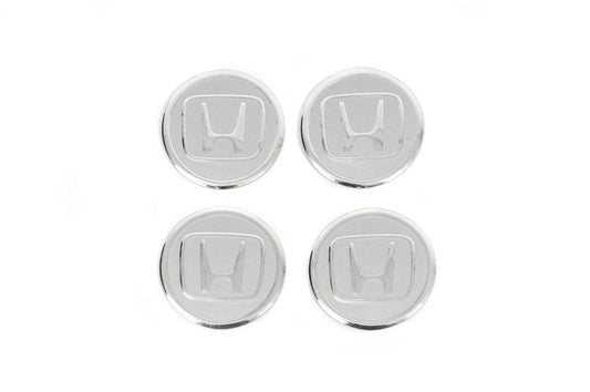 Stickers on caps V2 60mm (4pcs) for Honda - Reelken Auto