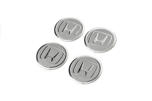 Stickers on caps V2 60mm (4pcs) for Honda - Reelken Auto