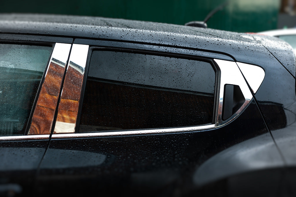 Stainless Steel Door Pillar Trim (8 pcs) for Nissan Juke 2010-2019 - image 3