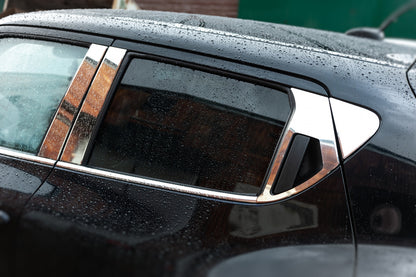 Stainless Steel Door Pillar Trim (8 pcs) for Nissan Juke 2010-2019 - image 2