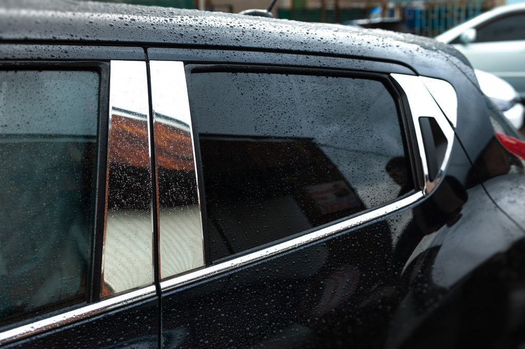 Stainless Steel Door Pillar Trim (8 pcs) for Nissan Juke 2010-2019 - image 4